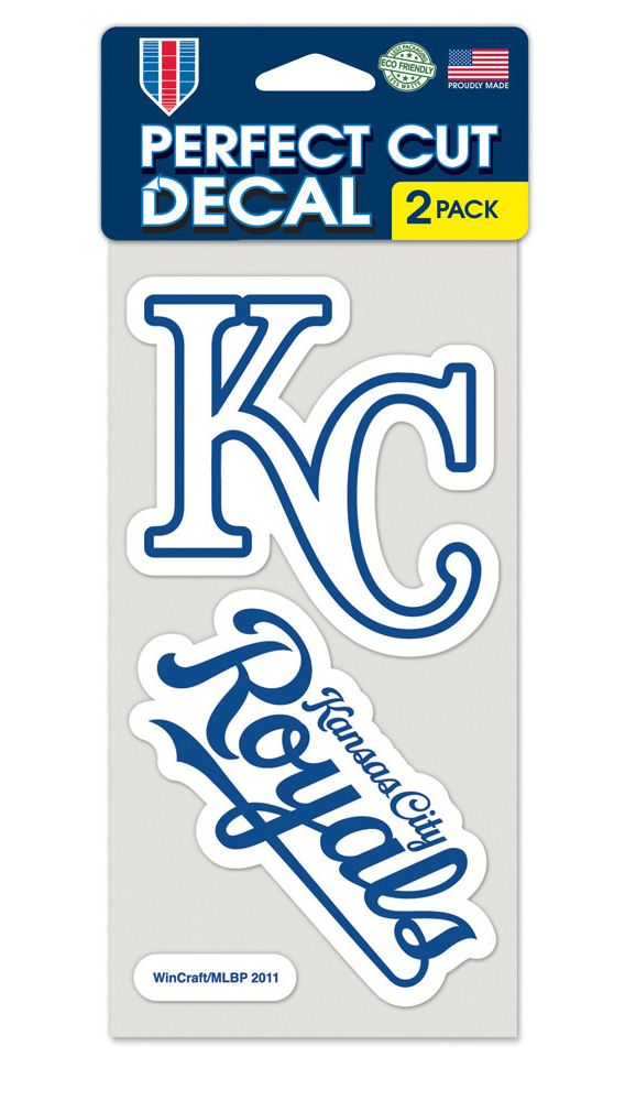 Kansas City Royals Set of 2 Die Cut Decals - WinCraft