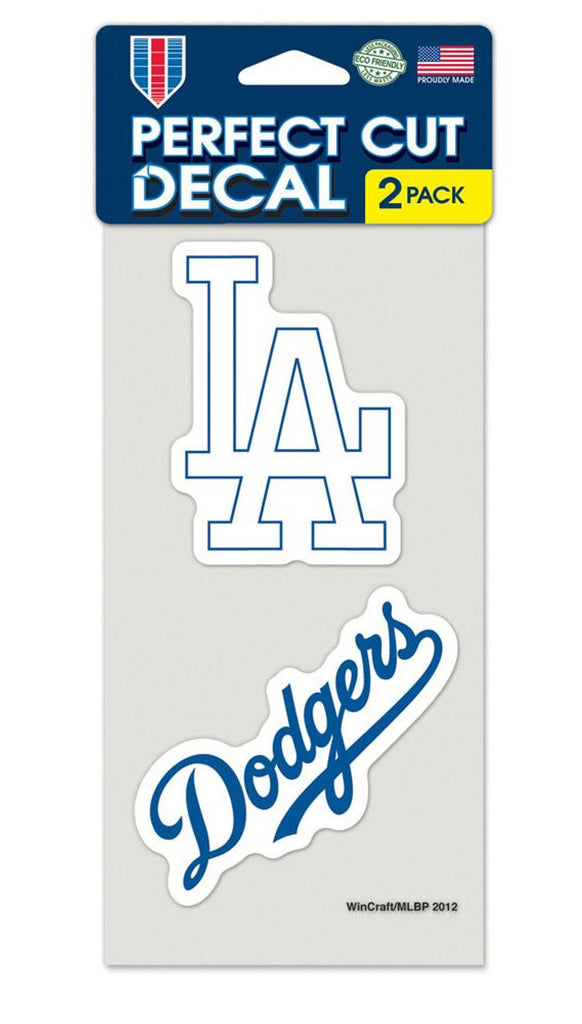 Los Angeles Dodgers Set of 2 Die Cut Decals - WinCraft