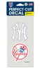 New York Yankees Set of 2 Die Cut Decals - WinCraft