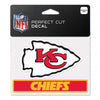 Kansas City Chiefs Decal 4.5x5.75 Perfect Cut Color - WinCraft