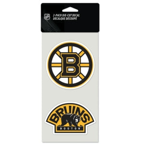 Boston Bruins Set of 2 Die Cut Decals - WinCraft