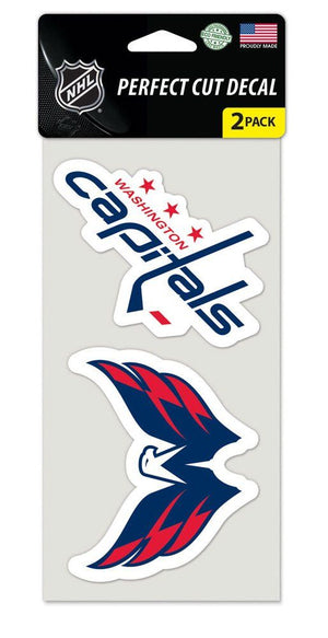 Washington Capitals Set of 2 Die Cut Decals - WinCraft