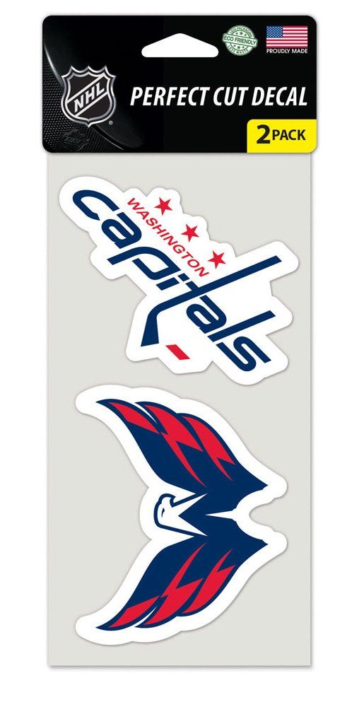 Washington Capitals Set of 2 Die Cut Decals - WinCraft