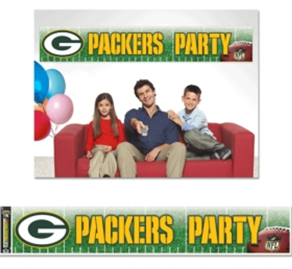 Green Bay Packers Banner 12x65 Party Style CO - WinCraft