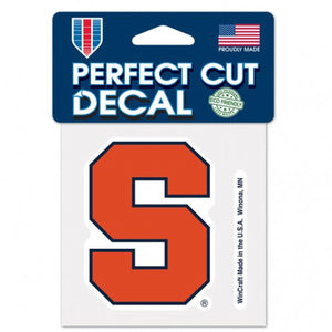 Syracuse Orange Decal 4x4 Perfect Cut Color - WinCraft