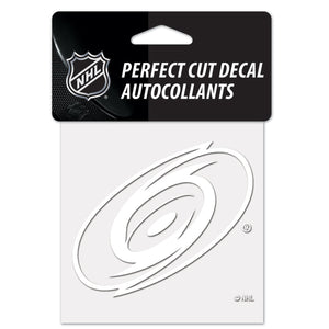 Carolina Hurricanes Decal 4x4 Perfect Cut White - WinCraft