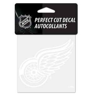 Detroit Red Wings Decal 4x4 Perfect Cut White - WinCraft