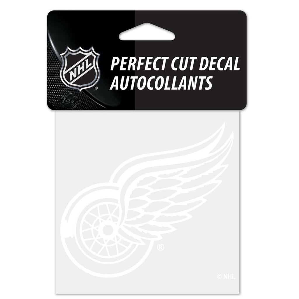 Detroit Red Wings Decal 4x4 Perfect Cut White - WinCraft