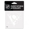 Pittsburgh Penguins Decal 4x4 Perfect Cut White - WinCraft