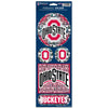 Ohio State Buckeyes Stickers Prismatic - WinCraft