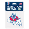 Fresno State Bulldogs Decal 4x4 Perfect Cut Color - WinCraft