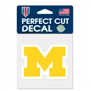 Michigan Wolverines Decal 4x4 Perfect Cut Color - WinCraft
