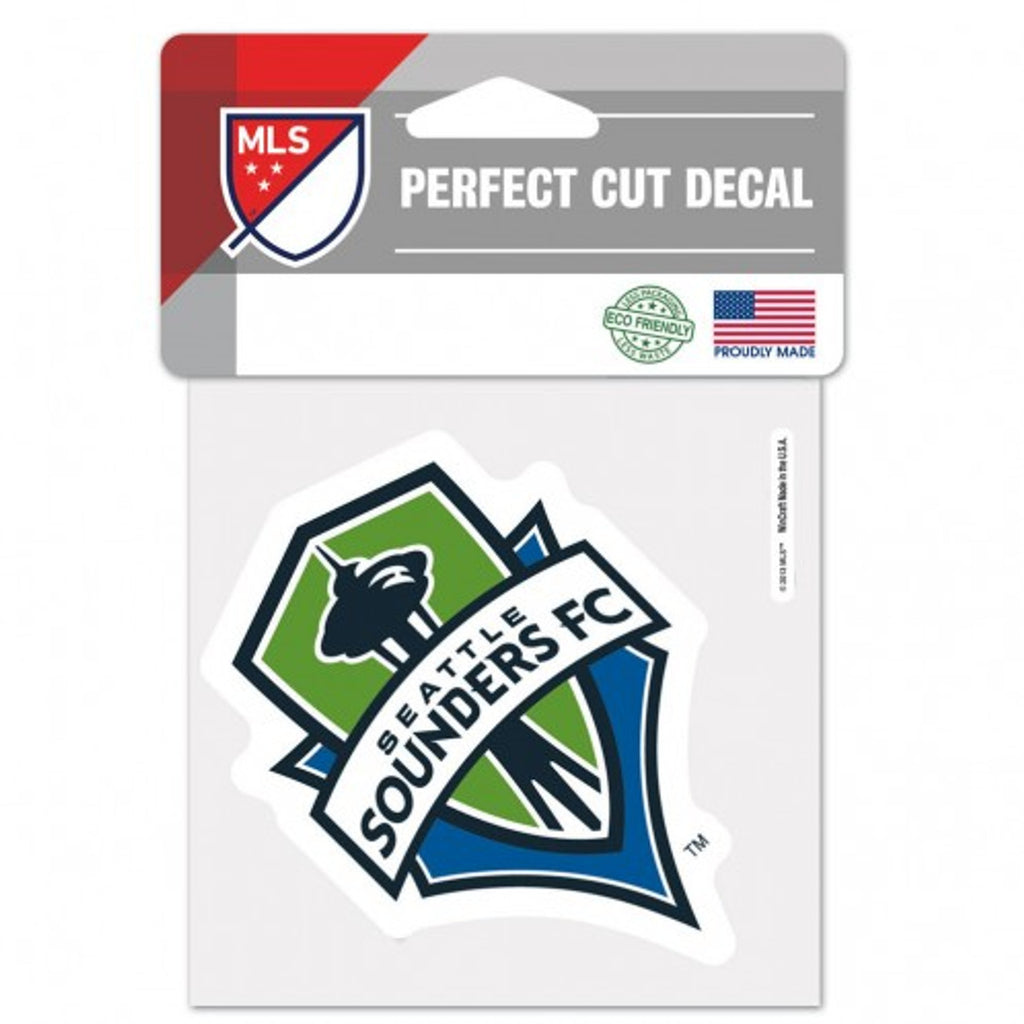 Seattle Sounders Decal 4x4 Perfect Cut Color - WinCraft