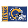Los Angeles Rams Deluxe Flag 3x5 Classic Logo Retro - WinCraft