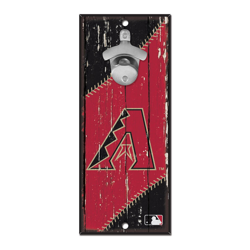 Arizona Diamondbacks Sign Wood 5x11 Bottle Opener - Special Order - Wincraft