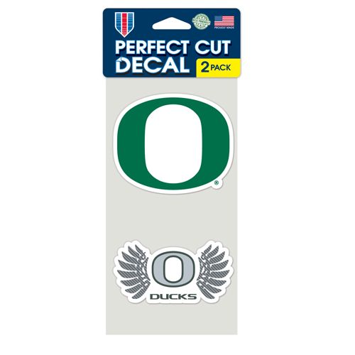 Oregon Ducks Set of 2 Die Cut Decals - WinCraft