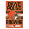 Cleveland Browns Sign 11x17 Wood Slogan Design - WinCraft