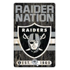 Las Vegas Raiders Sign 11x17 Wood Slogan Design - WinCraft