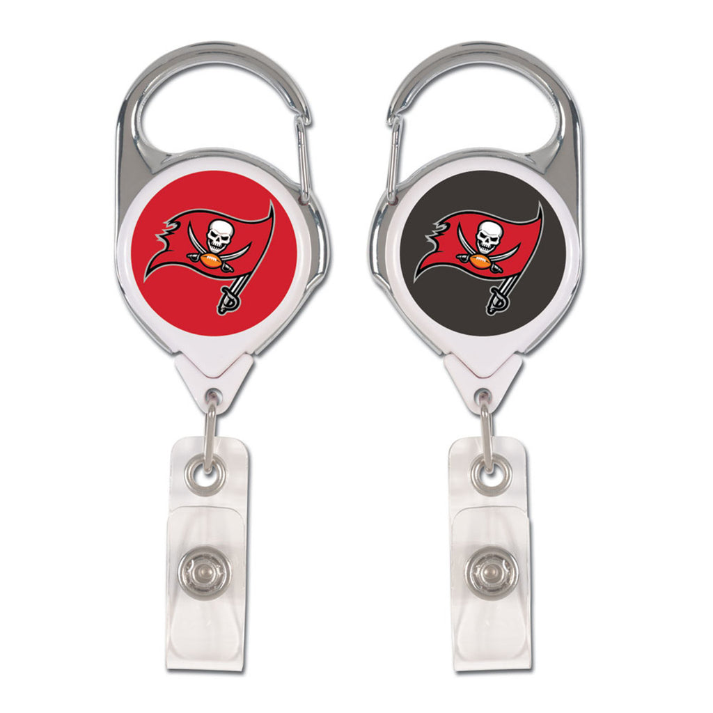Tampa Bay Buccaneers Badge Holder Premium Retractable - WinCraft