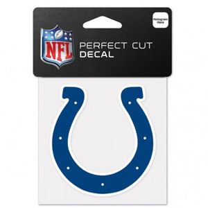 Indianapolis Colts Decal 4x4 Perfect Cut Color - WinCraft