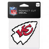 Kansas City Chiefs Decal 4x4 Perfect Cut Color - WinCraft