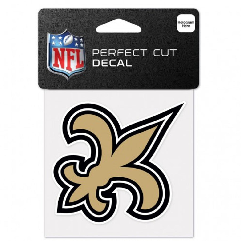 New Orleans Saints Decal 4x4 Perfect Cut Color - WinCraft