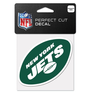 New York Jets Decal 4x4 Perfect Cut Color - WinCraft