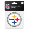 Pittsburgh Steelers Decal 4x4 Perfect Cut Color - WinCraft