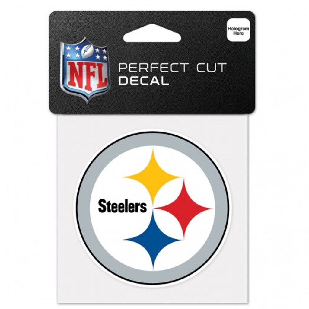 Pittsburgh Steelers Decal 4x4 Perfect Cut Color - WinCraft