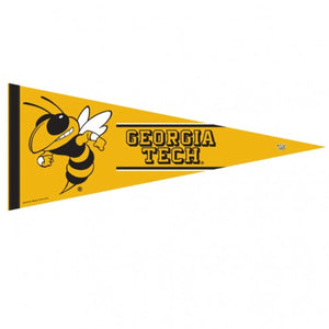 Georgia Tech Yellow Jackets Pennant 12x30 Premium Style - WinCraft