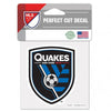 San Jose Earthquakes Decal 4x4 Perfect Cut Color - WinCraft