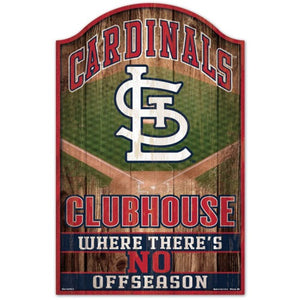 St. Louis Cardinals Sign 11x17 Wood Fan Cave Design - WinCraft