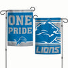 Detroit Lions Flag 12x18 Garden Style 2 Sided Slogan Design - WinCraft