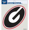 Georgia Bulldogs Decal 8x8 Die Cut Color - WinCraft