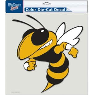 Georgia Tech Yellow Jackets Decal 8x8 Die Cut Color - WinCraft
