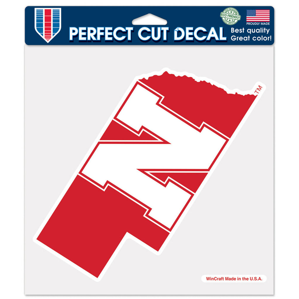 Nebraska Cornhuskers Decal 8x8 Die Cut Color - WinCraft