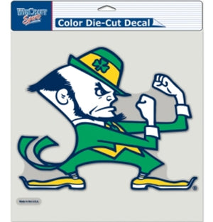 Notre Dame Fighting Irish Decal 8x8 Die Cut Color - WinCraft