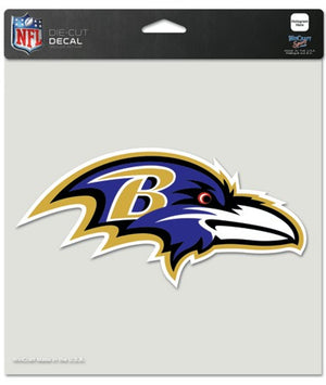 Baltimore Ravens Decal 8x8 Die Cut Color - WinCraft