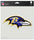 Baltimore Ravens Decal 8x8 Die Cut Color - WinCraft