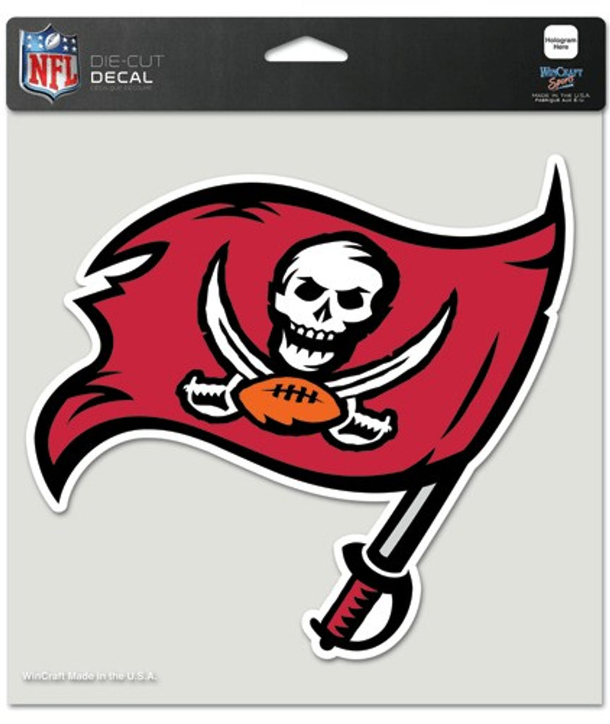 Tampa Bay Buccaneers Decal 8x8 Die Cut Color - WinCraft