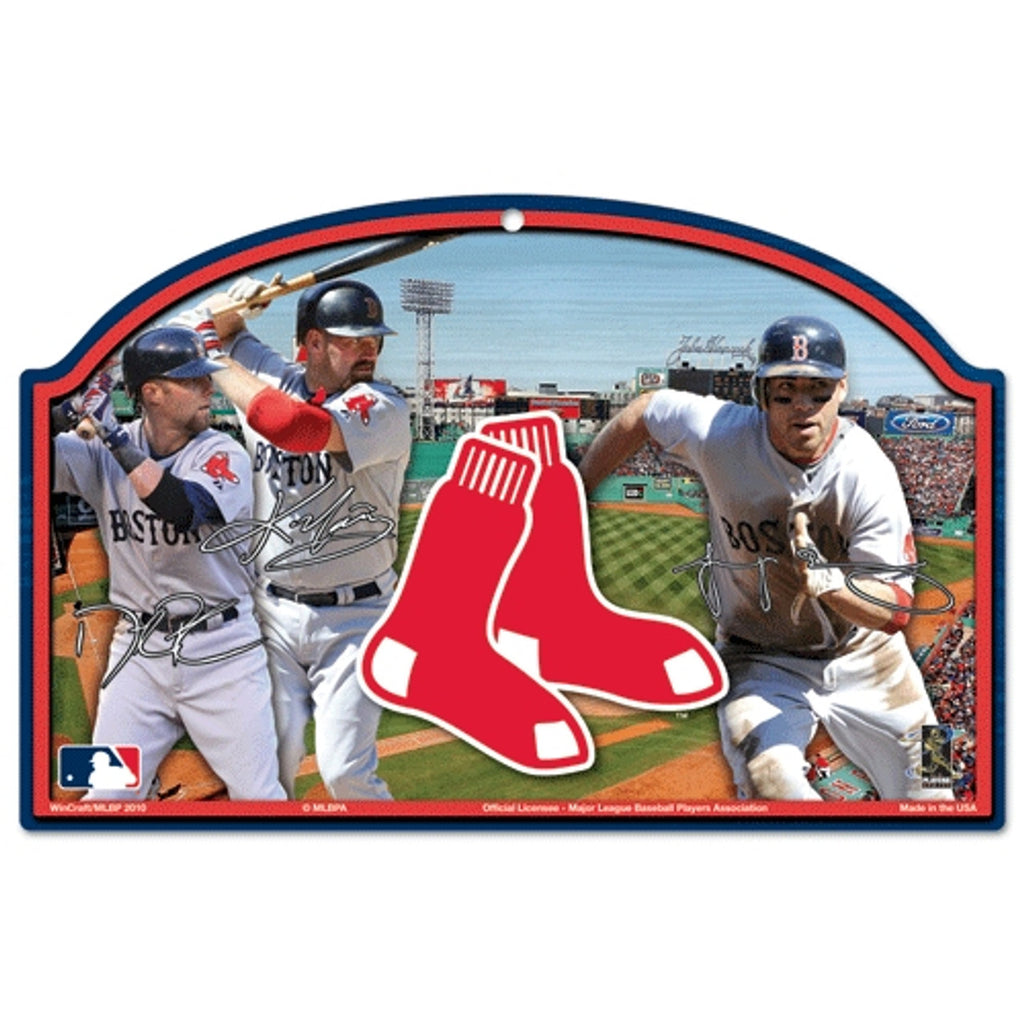 Boston Red Sox Wood Sign - Players Design - WinCraft