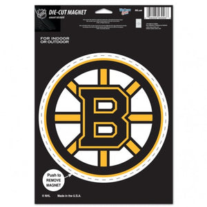 Boston Bruins Magnet 6.25x9 Die Cut Logo Design - Special Order - WinCraft
