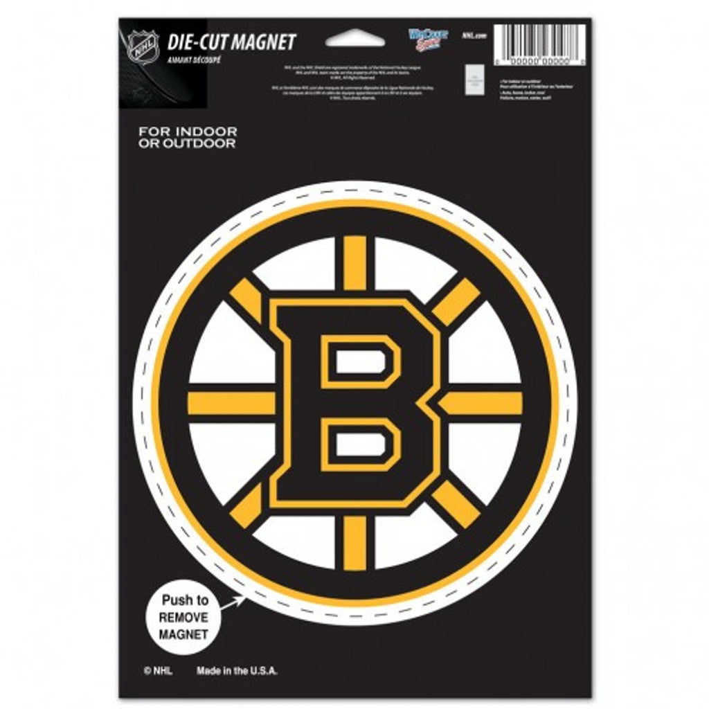 Boston Bruins Magnet 6.25x9 Die Cut Logo Design - Special Order - WinCraft