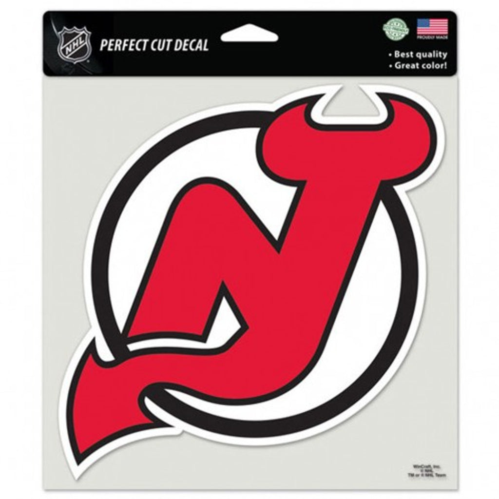 New Jersey Devils Decal 8x8 Perfect Cut Color - Special Order - WinCraft