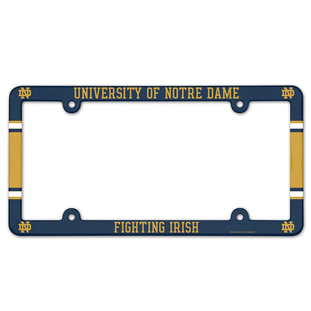 Notre Dame Fighting Irish License Plate Frame - Full Color - WinCraft