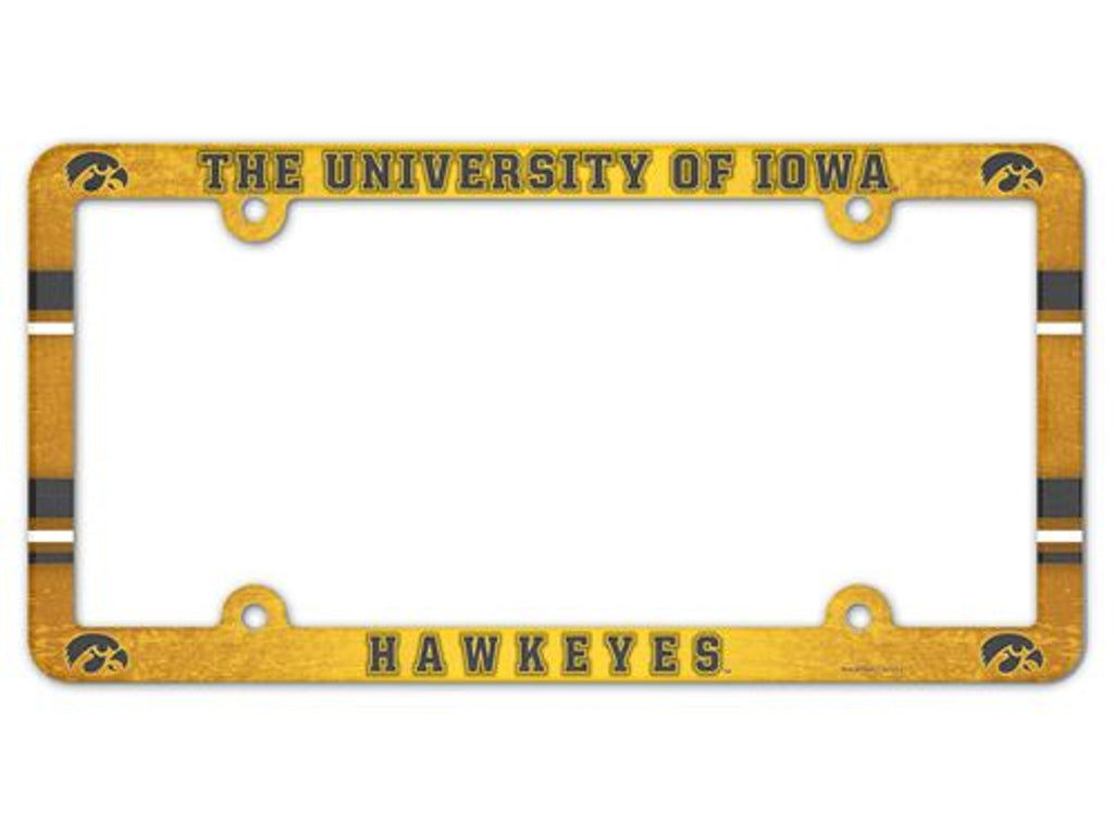 Iowa Hawkeyes License Plate Frame - Full Color - WinCraft