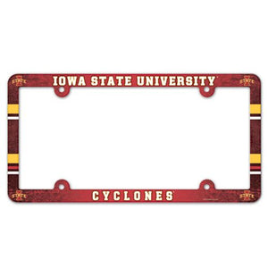 Iowa State Cyclones License Plate Frame - Full Color - WinCraft