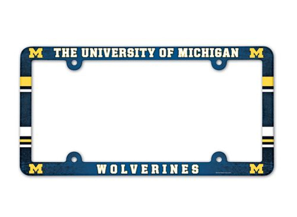 Michigan Wolverines License Plate Frame - Full Color - WinCraft