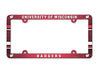 Wisconsin Badgers License Plate Frame - Full Color - WinCraft