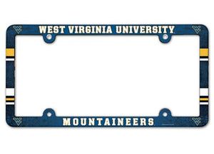 West Virginia Mountaineers License Plate Frame - Full Color - WinCraft